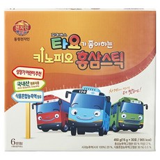 천지인 타요가 좋아하는 키노피오 홍삼스틱, 30회분, 15g, 1개