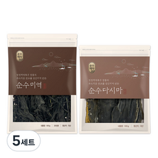 순수해작 순수 건미역 100g + 건다시마 100g, 5세트