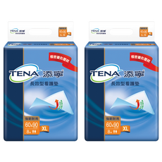 TENA 添寧 長效型看護墊, XL(60 x 90cm), 8片, 2包