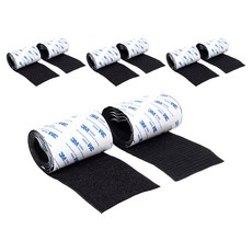 ETShop 大型魔鬼氈公母套組 黑色 10cm x 1m, 4套