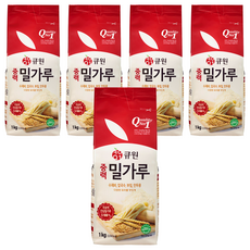 samyang 三養 Q.one 中筋麵粉, 1kg, 5個