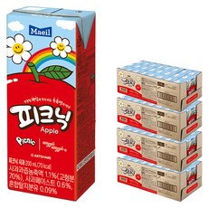 피크닉 사과 주스, 200ml, 96개