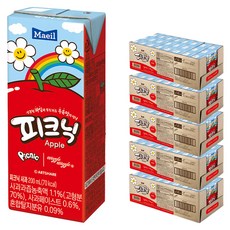 매일유업 피크닉 사과맛, 200ml, 120개