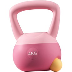 빼다 슬라임 스윙 소프티 케틀벨, 핑크, 4kg, 1개