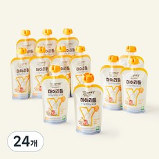 상하목장 마이리틀 유기농 짜먹는 요거트 사과바나나, 85g, 1개입, 24개