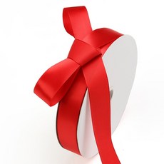 GILGRI 禮物包裝緞帶 25mm, 05紅色, 36m, 1個