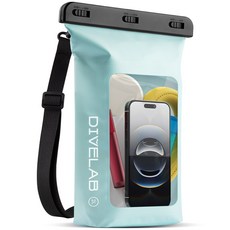 Imall DIVELAB 智慧型手機防水袋 3重鎖定 觸控乾燥袋, 1個, 薄荷綠