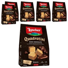 無配送Roacca Wafer Quadretini黑巧克力, 250g, 6個