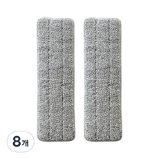 Milema Revol V2 噴水拖把專用拖布墊 灰色, 8個