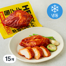 허닭 PICK 소스 통 닭가슴살 떡볶이맛 (냉동), 100g, 1개입, 15개