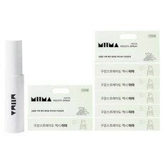 미마 구강스프레이 청포도향, 10ml, 6개