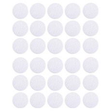 BEEBUYONE 地毯地毯完美固定魔鬼氈貼 2種組 白色圓形 5.3cm, 36套