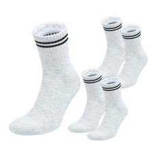 NEPA 男士日常緩震中筒襪5雙組, 灰色(NPCEDMDL-GR5), 1套