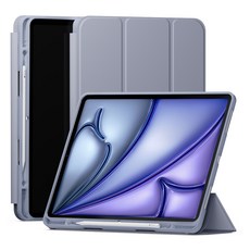 Sinjimoru 可收納Apple Pencil的iPad智慧保護套, 1個, 薰衣草紫