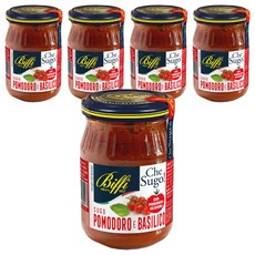 Biffi 포모도로 바실리코 소스, 190g, 5개