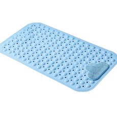 Utjeun 浴缸浴室排水快防滑墊 70*40cm, 藍色, 1個