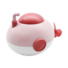 PUKU 藍色企鵝 樂游潛水艇發條玩具 - 游泳洗澡玩具 ABS材質 適用於3歲以上, 粉色, 1個