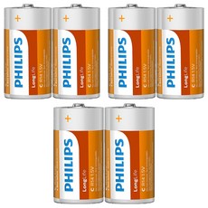 PHILIPS 飛利浦 2號C電池 A150 84g, 3組, 2顆