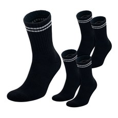 네파 에브리데이 쿠션 크루삭스 5켤레 세트, 블랙(NPCEDCRL-BK5), 1세트