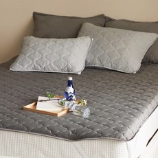 Pamigio 冷卻絎縫雙面床墊, 木炭