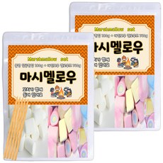 甜Q觀火 甜蜜一口棉花糖 180g + 彩虹棉花糖 140g 套組, 2套