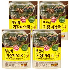 오뚜기 부산식 기장 미역국, 500g, 4개
