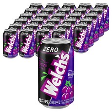 웰치스 제로 그레이프맛, 355ml, 48개