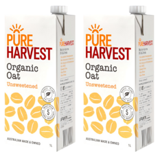 PURE HARVEST 囍瑞 澳洲有機燕麥奶, 1L, 2瓶