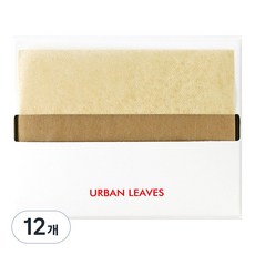 URBAN LEAVES 麻質鏡面吸油麵紙補充包, 12個, 50枚入