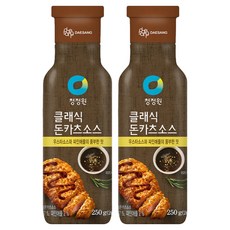 청정원 클래식 돈카츠 소스, 250g, 2개