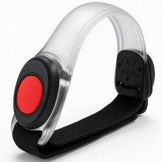 오르비아 팔목 발목 LED 야광 안전밴드, 빨강색(램프), 1개