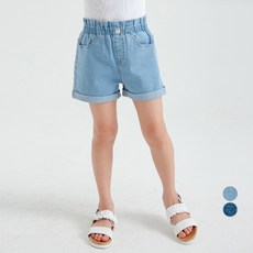 Lolly Tree 童款摺邊牛仔短褲