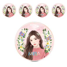 미바 왕쿠션 시즌2 25g, 23호 차분한 피부, 5개