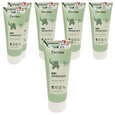 Derma 寶寶有機舒敏萬用膏, 蘆薈杏仁油深層滋潤, 新生兒嬰兒敏感肌適用, 0%香精, 99%天然萃取, 6條, 100ml