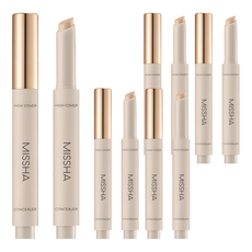미샤 하이커버 스테이 스틱 컨실러 2.8g, 23호 샌드, 5개