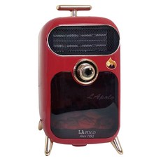 LA POLO 藍普諾 火焰陶瓷電暖器, LA-N6101, 紅色
