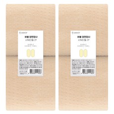 SHABATH 泡泡雙面網紗沐浴巾, 米色, 1入, 2套