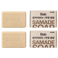 SAMCRAFT 米飯 洗碗皂 洗碗皂塊, 120g, 2個