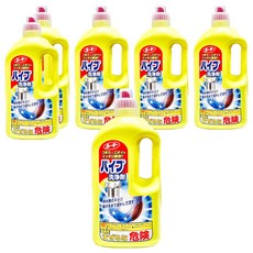 第一石鹼 Rookie 水管清潔劑 強效疏通 除臭, 1L, 6瓶