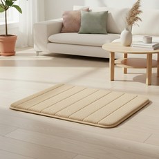 日常分享記憶棉超細纖維脫模片2p, Beige