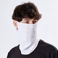 BLUEANT 防紫外線防曬運動高爾夫面罩, 白色