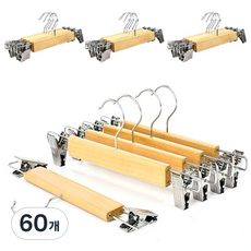渡渡鳥實木夾子褲架, 混色, 60個