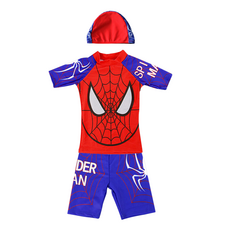 愛北鼻 男童蜘蛛人泳衣