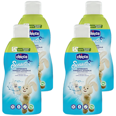 Chicco 奶瓶食器清潔劑，植物萃取成分，溫和配方洗淨, 300ml, 4瓶