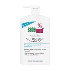 施巴 油性抗屑洗髮乳 pH5.5 微酸呵護 活性Piroctone Olamine抑菌成分 深層清潔配方 乳酸鈉+甘油高保濕, 1L, 1瓶