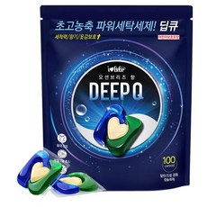 Ilovebebe Deep Q 膠囊洗衣精 海洋微風香 1kg, 100入, 1個