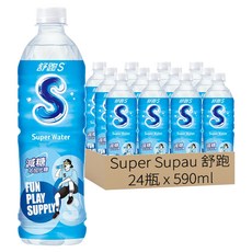 Super Supau 舒跑 S健康補給飲料, 590ml, 24瓶