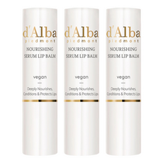 [비건뷰티] 달바 화이트 트러플 너리싱 세럼 립밤, 무색, 3.6g, 3개