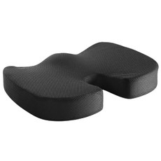 Apple Hip記憶海綿坐墊, 黑色