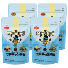 머거본 쿠앤크맛 아몬드, 180g, 4개
